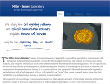 Tablet Screenshot of miller-jensen.org